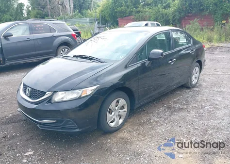 2013 Honda Civic Lx z USA, uszkodzony, nr VIN 2HGFB2F5XDH301042